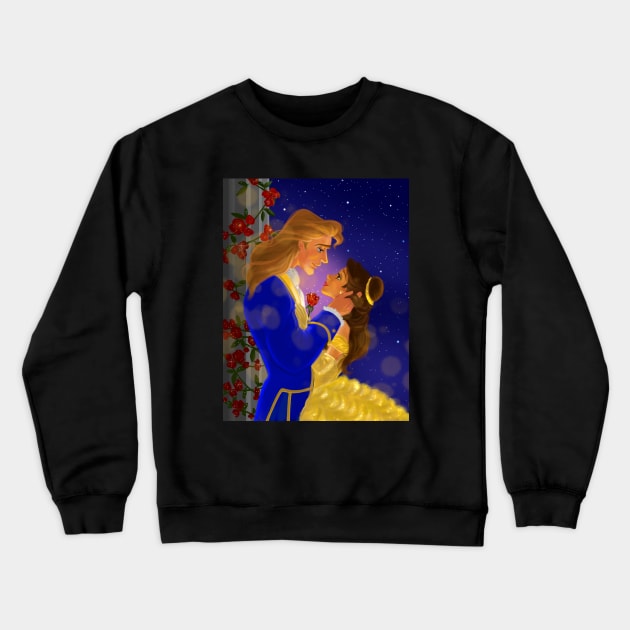 Magic Rose Crewneck Sweatshirt by amadeuxway